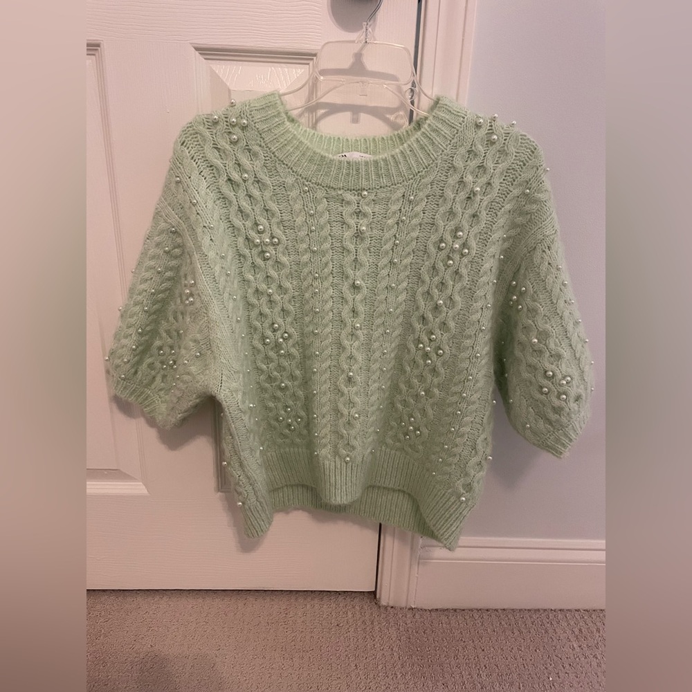 Zara Pearl Sweater